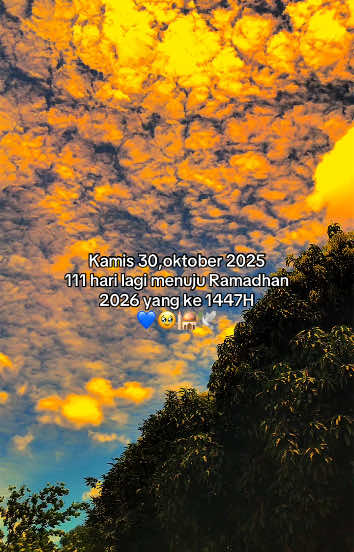 “Ramadhan sebentar lagi🥹🕌🕊🌠#menuju #ramadan2026🕌📿🤲 #kamis30oktober2025 #puasaramadan #foryoupage #xybca #4u #ramadankarem🌙 #ramadanvibes #vibesramadan2026  
