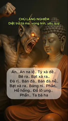 Chú lăng nghiêm tiêu diệt tà ma, yêu quỷ. #chulangnghiem #chutruma #phatphapnhiemmau 