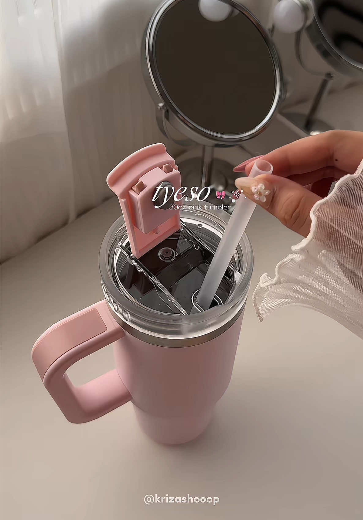 tyeso pink tumbler? yes pls! 😫💞 #tyesotumbler #tumbler #pinktumbler #tumblertyeso #tumblerstainless 