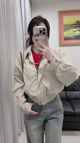 Áo khoác kaki 2 lớp ✨ #h2oclothing #aokhoackaki #aokhoacnu #aokhoacdangngan 