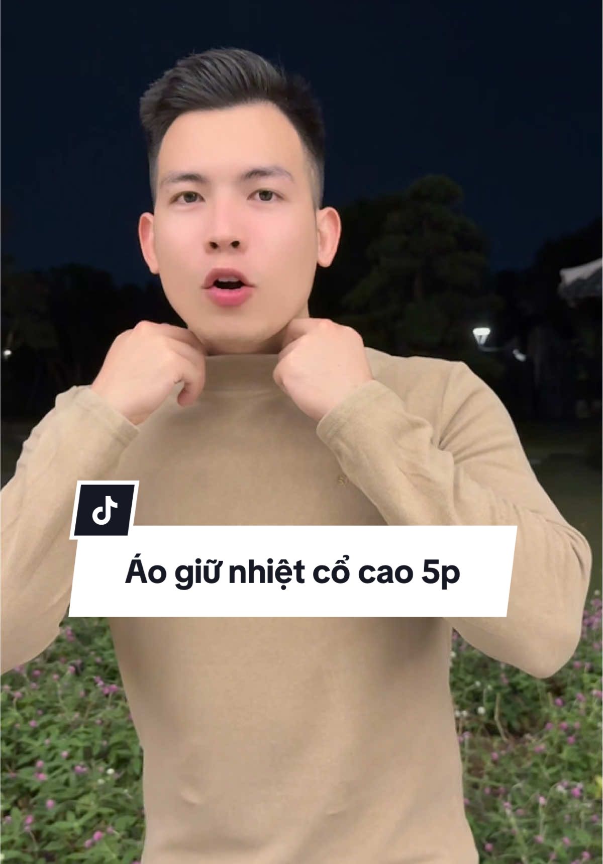 Áo giữ nhiệt cổ cao 3cm #thoitrangnam #aogiunhiet 