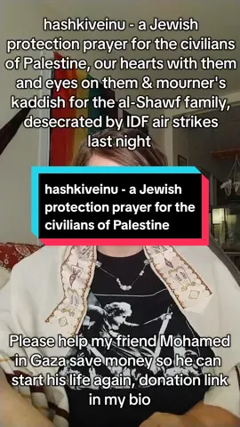 mourner's kaddish for the al-Shawf family & protection prayer #gaza #palestine  #powerofprayer #alleyesongaza #prayforgaza 