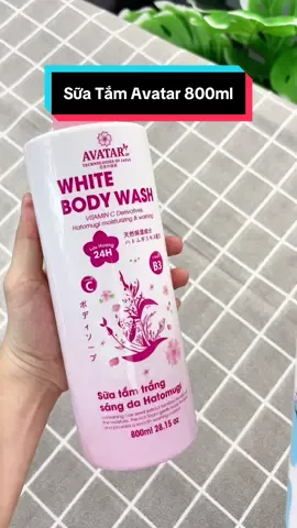 {Bán Chạy} Chai Sữa Tắm Avatar 800ml Hatomugi & Sữa Bò Tươi Dưỡng Trắng, Mịn Da #suatam #suatamtrangda #suatamavatar #cindythuyttichcuc #viral 
