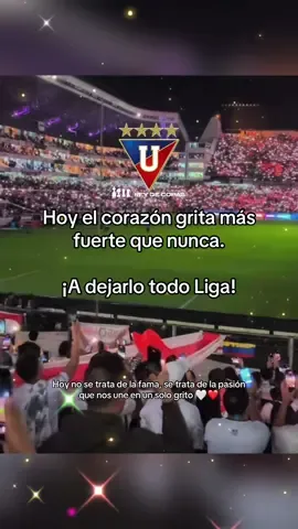 Liga de Quito, Fuerza en la última semifinal de la Conmebol Libertadores, listos para Traer la clasificación a la gran final #liga #lduquito #ligadequito #LDU #palmeiras 