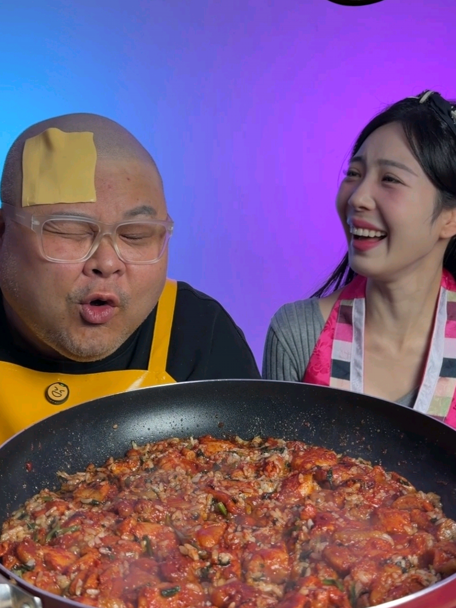 닭갈비볶음밥1~100%#mukbang #린딩동 #허미노 #배고파 #좋았다 