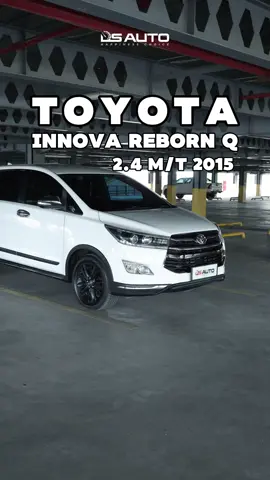 Innova Reborn 2.4 Q MT 2015 Tipe Tertinggi diatas V Bahan Bakar Diesel Service Record Toyota Kondisi Istimewah ! Kelebihan Tipe Q : - Jok Captain Seat - Headlamp Proyektor, DRL LED - Grill depan full Black glossy - Plafon LED & Interior lebih mewah - Folding Table baris ke 2 - Panel Wood - Panel AC digital - Velg R17 full Black - Bodykit Venturer seluruh sisi (Upgrade) Deskripsi : - Mesin 2.4L kering terawat - Transmisi responsif, Kopling tebal - Jok Kulit terawat - AC dingin - Ban tebal - Kaki-kaki empuk & senyap  - Elektrik berfungsi normal - Eksterior mulus - Interior rapi & apik (Tidak bekas perokok) - Kondisi keseluruhan sangat baik. Free : - Service, Ganti Oli, Tune up, Flushing - Salon Ekterior & Interior - Garansi bukan bekas tabrak, banjir dll - Garansi Mesin 2 bulan DATANG DAN BUKTIKAN ! KONSUL DAN TEST DRIVE GRATIS DS AUTO PALEMBANG [Google Maps] Jln Swadaya No 1 Kemuning samping universitas Stisipol candradimuka, arah simpang lima Menerima pembayaran cash, tukar tambah, dan kredit kondisi terbaik, bunga ringan, proses cepat, data dibantu sampai acc. Jangan tunggu besok, mobil impianmu bisa laku hari ini. Siapa cepat, dia dapat! HUB : Ari Telpon/WA : 082279565260 IG : @dsautopalembang Tiktok : @dsautopalembang #innovareborn #innova #jualbelimobil #mobilmurah #foryou 