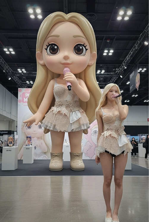 Giant dolls at BLACKPINK concerts#blackpink #trending #deadline_in_bangkok #rose #fyp 