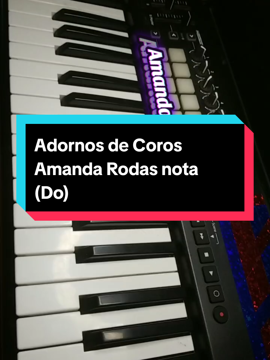 Adoenos de coros E Himnos Amanda Rodas nota (Do) #tutorials #amanda #amandarodas 