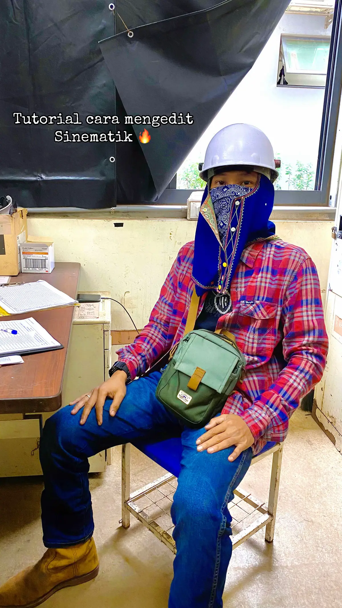 Perantau Seniman api👨‍🏭 #jacket #welder 