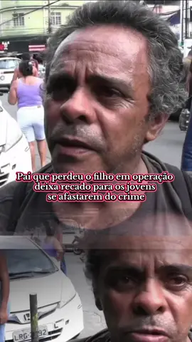 Pai deixa recado após perder o filho na operação Rio de Janeiro  #riodejaneiro  #mortes  #acaopolicial  #guerra  #favela 
