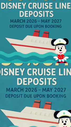 #fyp #disney #disneycruise #travel #cruise  ✨ Set Sail on a Disney Cruise Adventure with Just 5% Down! ✨ Dreaming of magical moments at sea? 🏰 Now’s the perfect time to book your Disney Cruise! With ONLY 5% deposit, you can lock in your spot for a fun-filled family adventure without the wait. 🚢 Why you’ll love it: Iconic Disney ships with entertainment for all ages Character meet & greets Incredible dining experiences Unforgettable ports of call 📅 Flexible sailings available – plan your magical getaway today! 💫 Don’t wait – your Disney adventure is just a 5% deposit away! 📩 DM me for more info or to book your cruise! 📧 Ashley@ajttravelgroup.com  📱 682-587-7351