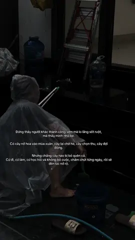Đừng thấy người khác thành công sớm mà lo lắng sốt ruột, mà thấy mình nhỏ bé. Có cây nở hoa vào mùa xuân, cây lại chờ hè, cây chọn thu, cây đợi đông. Nhưng chẳng cây nào bị bỏ quên cả Cứ đi, cứ làm, cứ học hỏi và không bỏ cuộc, chăm chút từng ngày, rồi sẽ đến lúc nở rộ.#uoclenxuhuong #xuhuong #tamtrang #viral #xu 