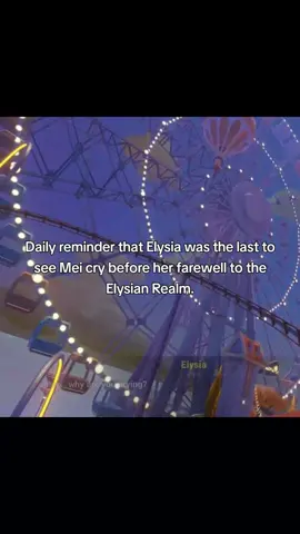 Mei trying not to cry because elysia doesn't like when pretty girls cry 💔 || #hi3 #elysia #raidenmei #fyp #foryou 