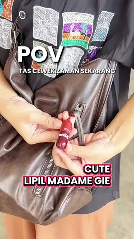 Madame gie lipil - cherry glaze cute juga buat jadi gantungan tas 🥰✨✨ #madamegie #irlbeauty 