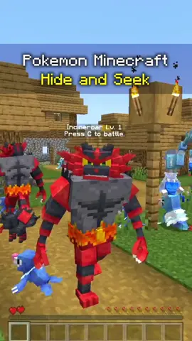 hide and seek! #pokemon #Minecraft