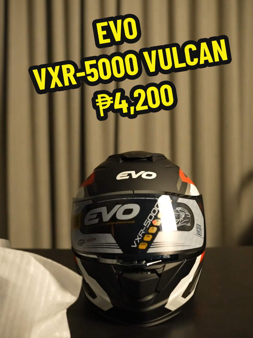 EVO VXR-5000 VULCAN #HAMMERMAN #evohelmetsphilippines #helmet #motorcycle #motor 