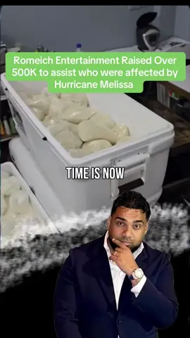 @Romeichentertainment JA Raised Over 500K to assist who were affected by #Hurricane #Melissa #TimeIsNow #jamaicantiktok🇯🇲viral #jamaicatiktok 