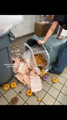 #dunkin #ihatemyjob this happened when we closed…