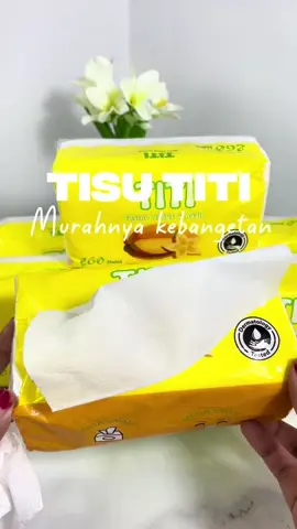 Penemuan terbaik bulan ini 😭🧻 Tisu TITI isi 260 helai, dapet 6 pack! Murah, lembut, aman buat kulit, dan daya serapnya juara 💛 #TisuMurah #TisuTITI #FacialTissue #RekomendasiMurah #viralditiktok 