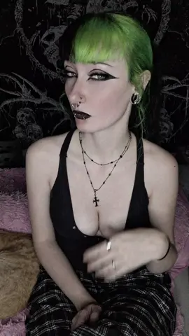 this is not aan invitation  #fyp #makeup #gothgirl 