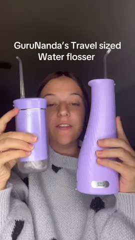 Never miss a trip with your water flosser again with GuruNandas travel sized water flosser #gurunanda #gurunandaproducts #waterflosser #oralhealth #travelessentials @Elizabeth @Puneet Nanda bridge the gap 