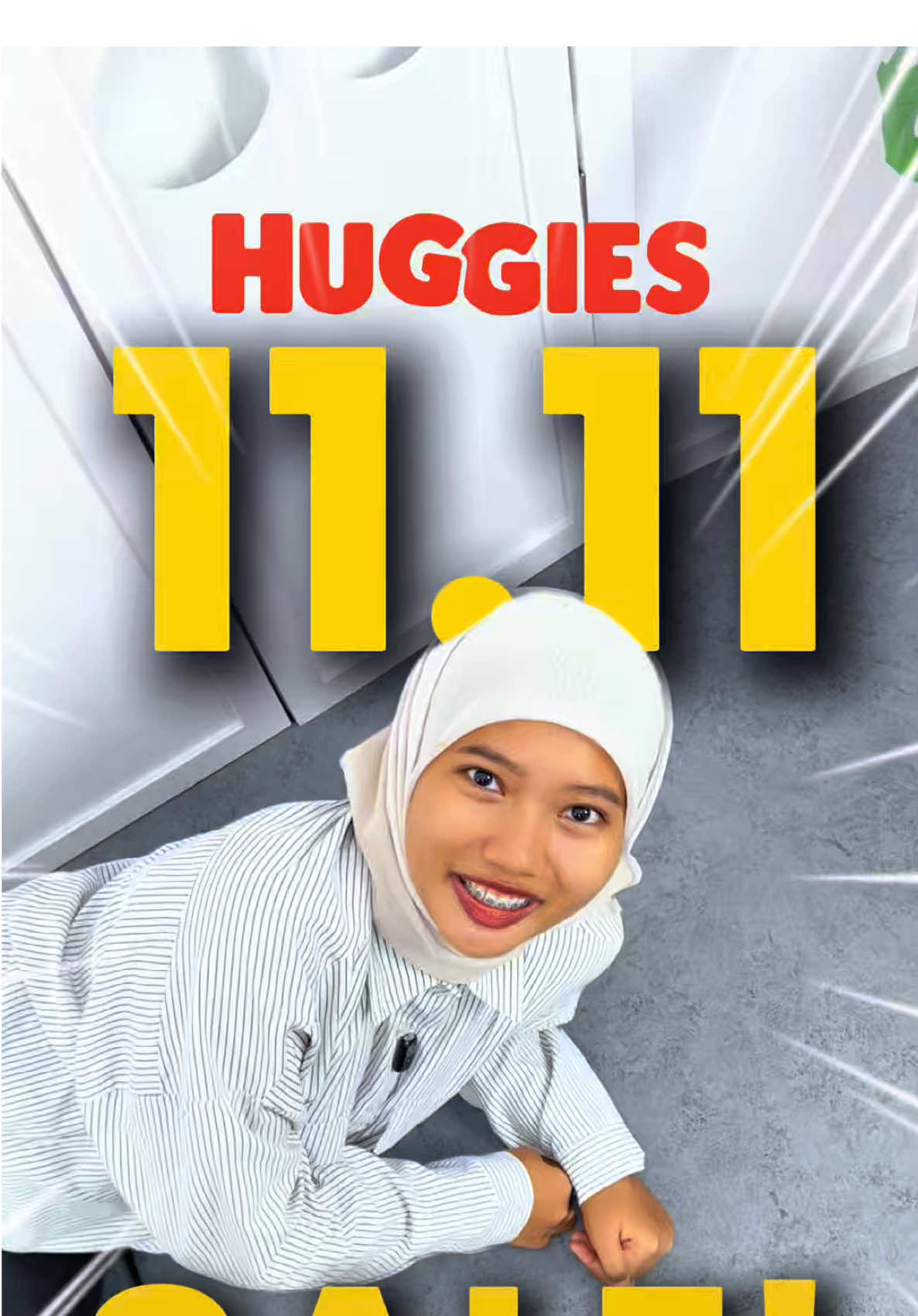 HUGGIES BIGGEST SALE 😳 IS COMING TO TOWN! 🎉 HUGGIES  SALES 11.11 is running from 1st - 11th November. Enjoy RM11 OFF Voucher & RM110 OFF Voucher & GET Children's Fun Camera 📷  Well?! What are you waiting for? Tune in our LIVE this 11.11 & Stock up diapers like never before ✨