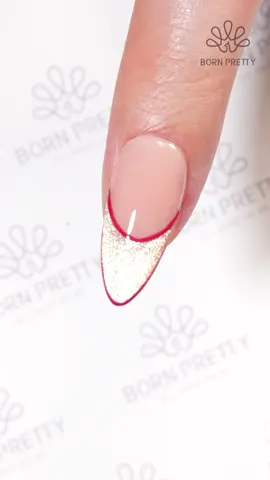 Golden+red=winter💛❤️❄️❄️ Using #bornpretty ✨Gold Colored Cat Magnetic Gel Polish MY07 Light Flow (60663) ❤️Color Gel Polish CG089 (55845) 🥰Super Top Coat (58775) Tap the link in my bio or visit bornpretty.com to get same nail supply🥰 #nailart #nailinspiration #nailsdesign #gelnails #nailobsession #nailswag #allshineonme #nailgel #nailselfie #winternails #frenchnails #fypシ゚  #nailinstagram #rednails
