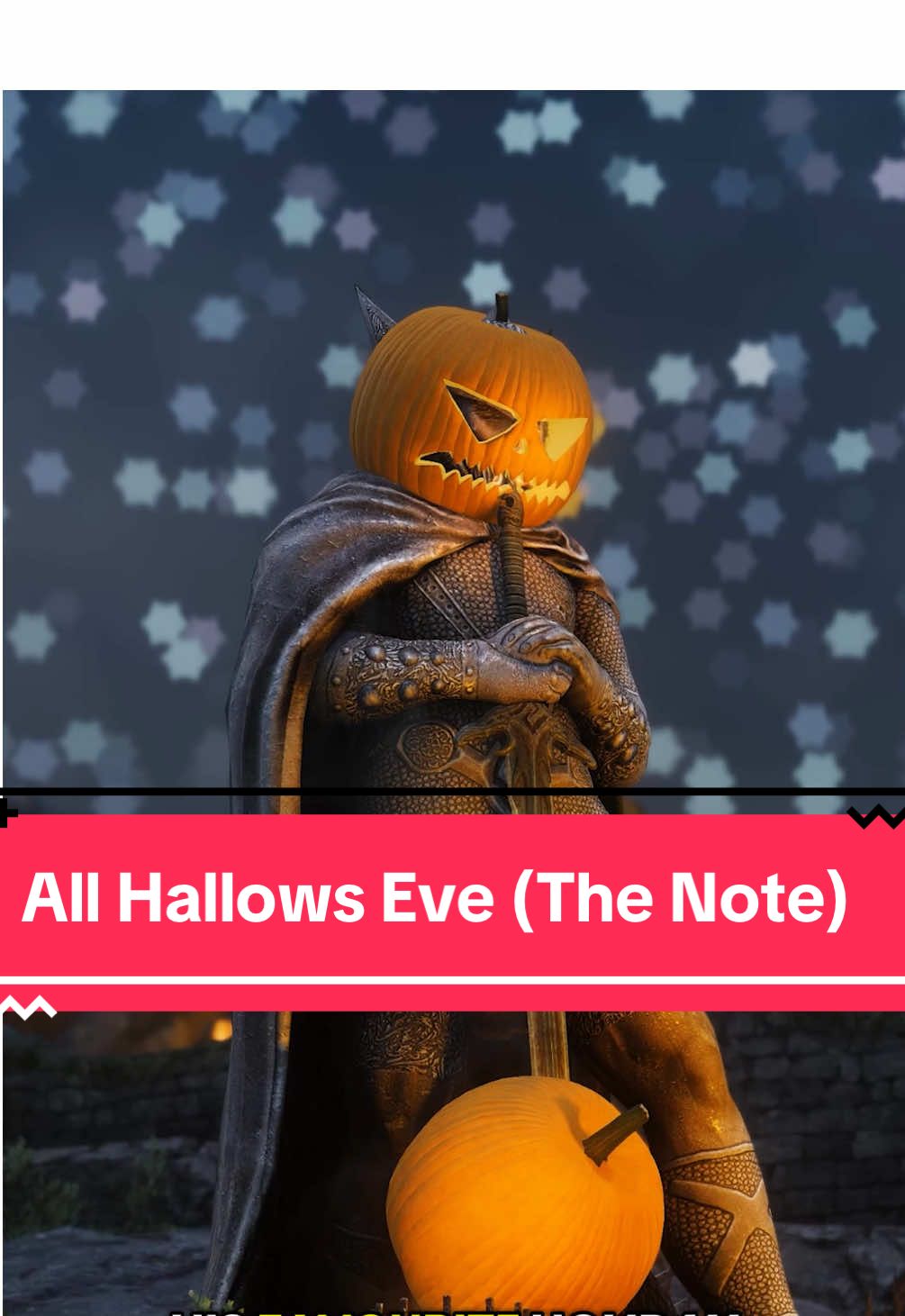 The Skyrim guards celebrate All Hallows Eve. #Skyrim #Gaming #GamingVideos #ElderScrolls #halloween 