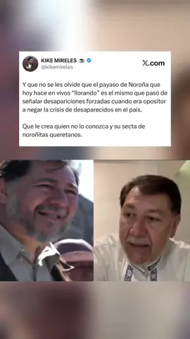 Que no se les olvide quién es en verdad #Noroña #FernandezNoroña #Morena #Morena #Politica 