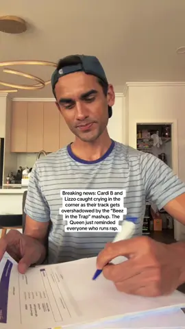 Breaking news: Cardi B and Lizzo caught crying in the corner as their track gets overshadowed by the “Beez in the Trap” mashup. The Queen just reminded everyone who runs rap.@Nicki Minaj #beezinthetrap #nickiminaj #barbz4life #cardibchallenge #fyp 