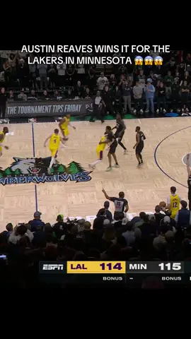 REAVES CALLED GAME 🍿 #lakers #timberwolves #NBA 