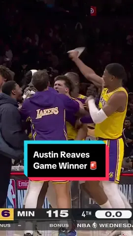 AUSTIN REAVES WITH THE CLUTCH @TISSOT BUZZER BEATER  🚨⏰ Your Time Defines Your Greatness  #NBA #basketball #AustinReaves #Lakers #LakersNation