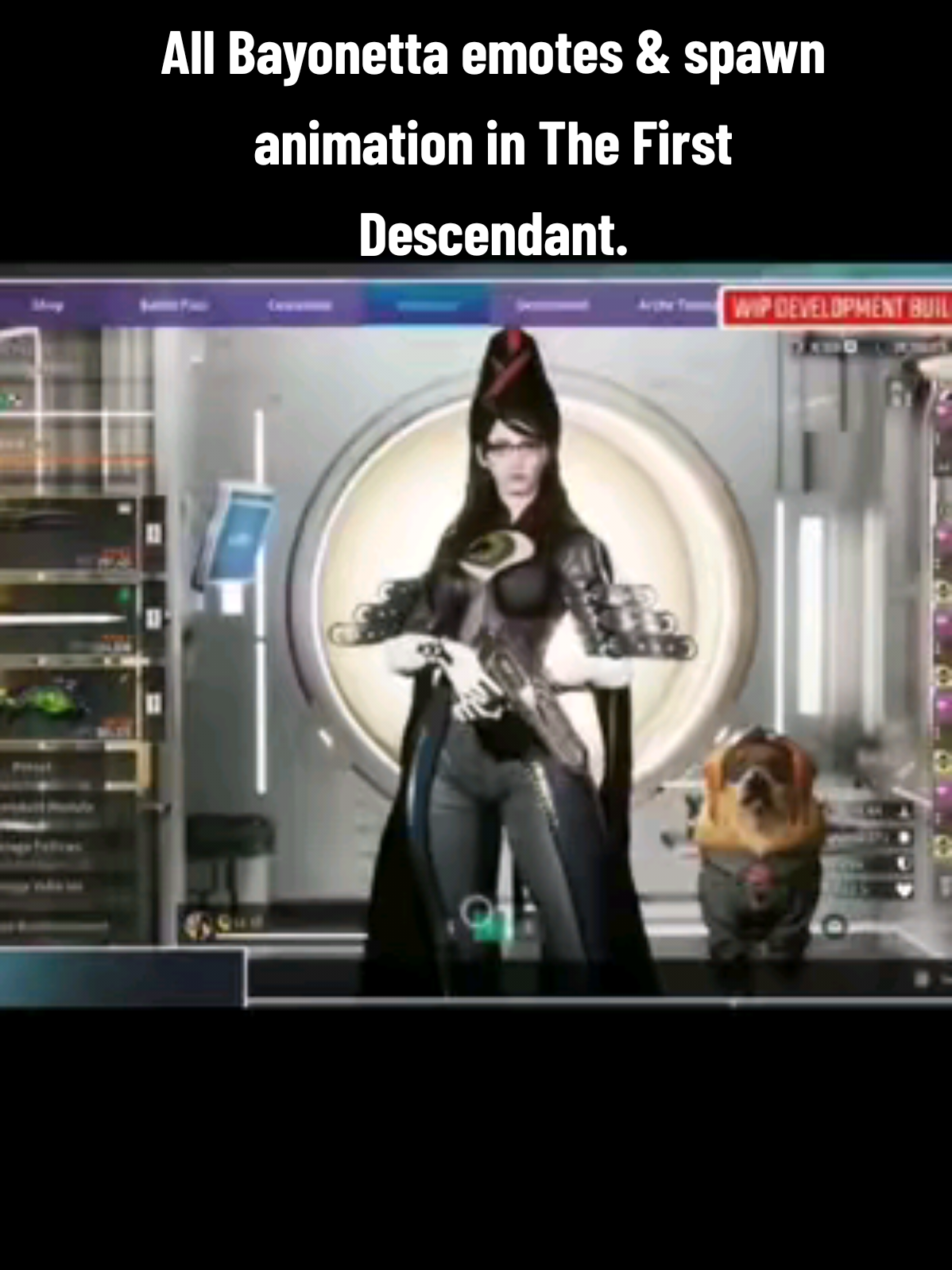 All Bayonetta emotes & spawn animation in The First Descendant. #tfd #bayonetta #thefirstdescendant 