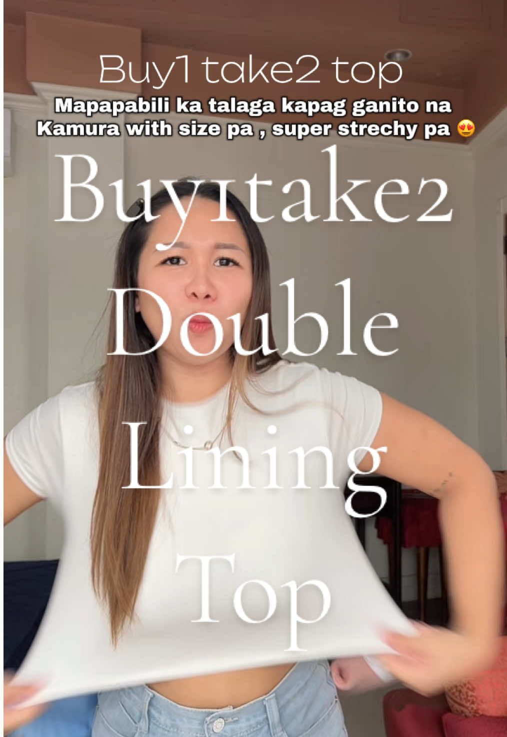 Click mo dito➡️@Its me_quia ⬅️Grabe double lining na to , buy1take2 na 100+plus lang 🫢🫢😍#doubleliningtop #doubleliningbasictop #doubleliningtops #fyp #quianefe 
