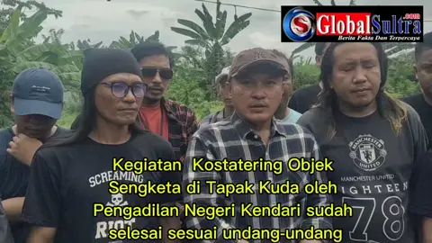 Pelaksanaan konstatering di kawasan Tapak Kuda berjalan lancar