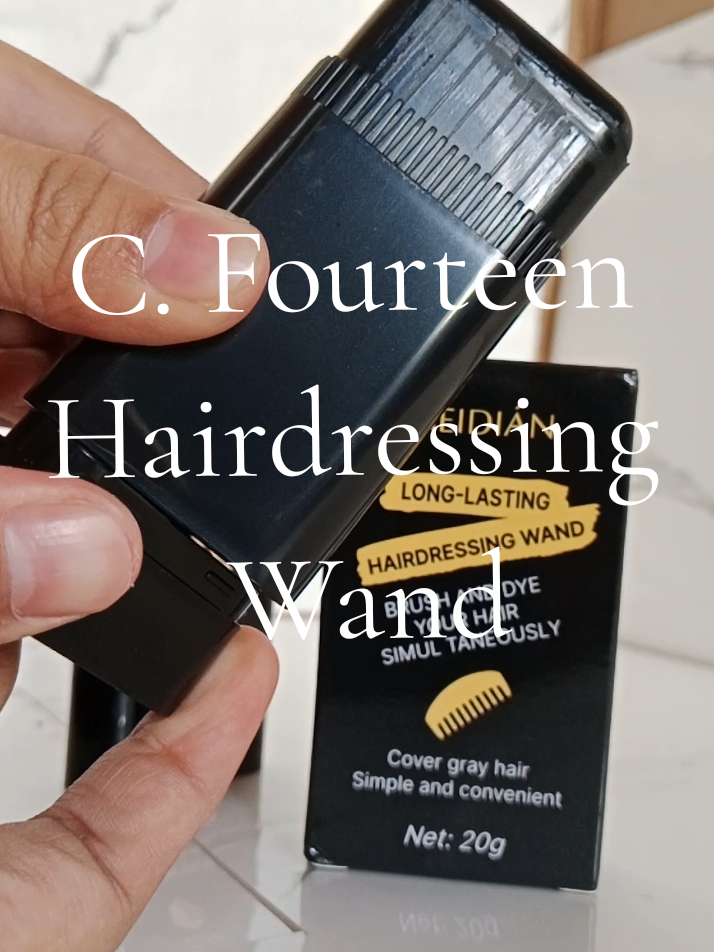 C. Fourteen Hairdressing WandLonglasting Cover grey hair brush and dye your hair #dyehair #hairdressing #haircolor #covergreyhair #hairdye 