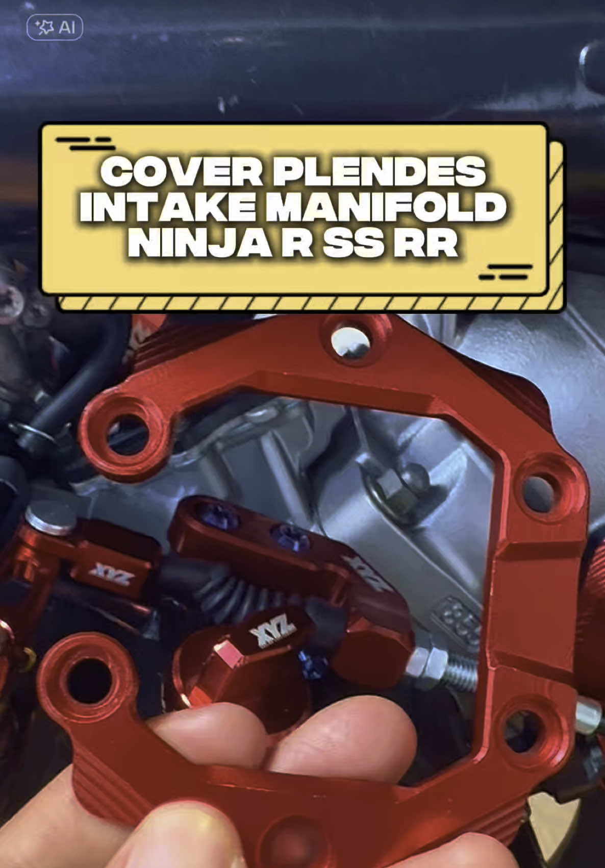 Bismillah XYZ Cover Plendes Intake Manifold CNC Premium – Kawasaki Ninja 2Tak RR / R / SS Upgrade tampilan Ninja lo biar makin gahar dan elegan! Part ini bukan cuma aksesoris — tapi detail yang bikin beda  Spesifikasi Produk: ⚙️ Bahan: Aluminium Alloy Premium 🛠️ Proses: Full CNC (Presisi tinggi & kuat) 🔩 PNP Intake Standar ✅ Cocok untuk: 	1.	Ninja R SS 	2.	Ninja RR Old & RR New 🎨 Varian warna: 	•	Hitam Doff 	•	Merah 	•	Biru 	•	Silver 	•	Hijau Keunggulan: 	•	Tahan panas & karat 	•	Desain racing look 	•	Mudah dipasang tanpa ubahan 	•	Finishing halus dan rapi Promo diskon 8%! Cek harga spesial di keranjang bawah sebelum kehabisan! #AksesorisMotor #PartNinja #NinjaRR #NinjaR #NinjaSS         