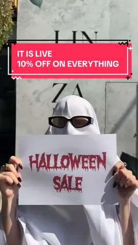 Halloween Sale is officially live! 🎃✨ Our biggest sale ever - enjoy 10% OFF everything from October 30 to November 2 with code TREAT10 at checkout! 🛍️ #crystaljewelry #halloweensale