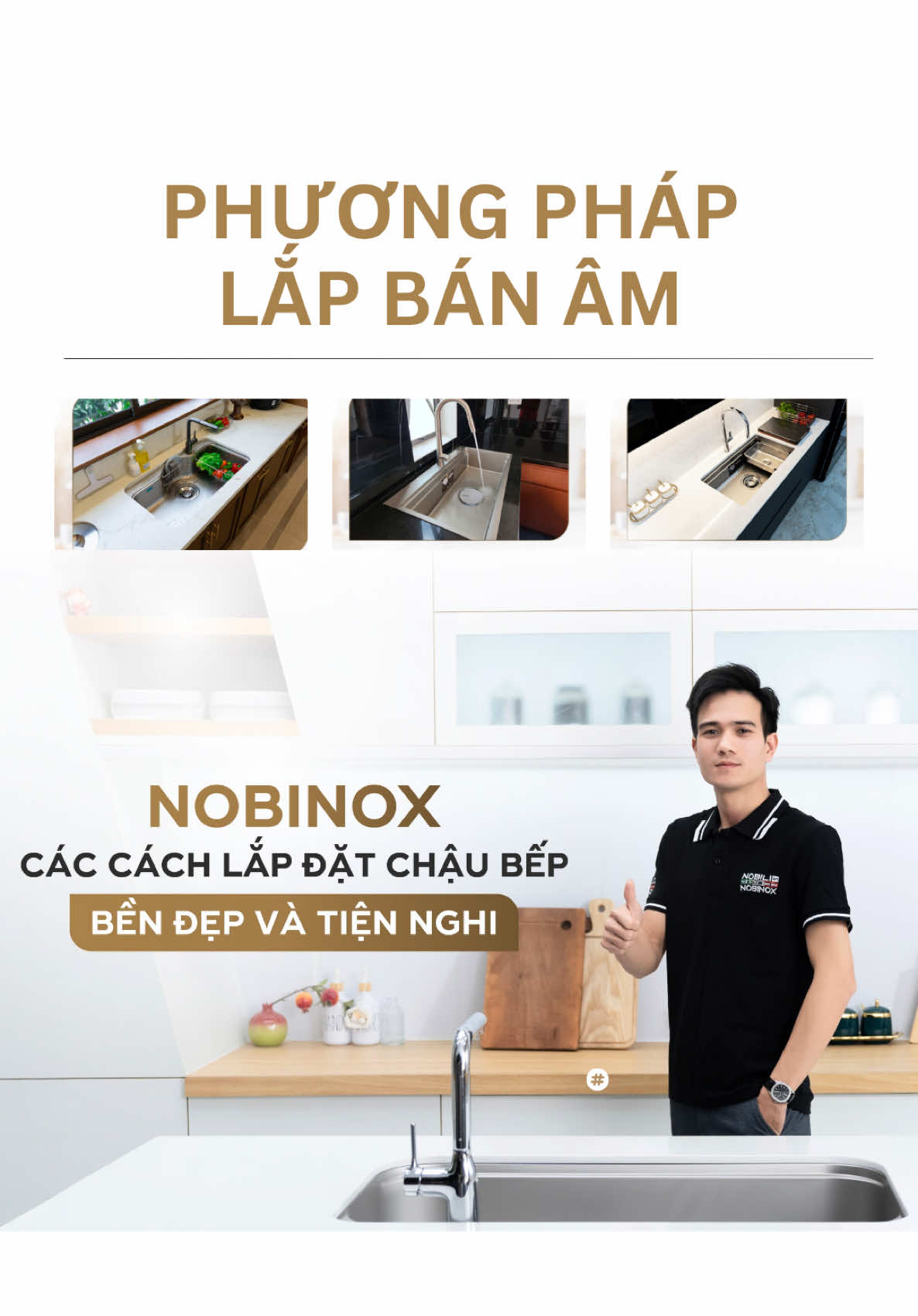 Trả lời @Ten gi Thay chậu cũ thì bán âm là tối ưu, sạch sẽ, và tiết kiệm chi phí ạ #thietbibep #chauruabat1ho #kinhnghiemlambep #bepdep #chauruabatinox304 