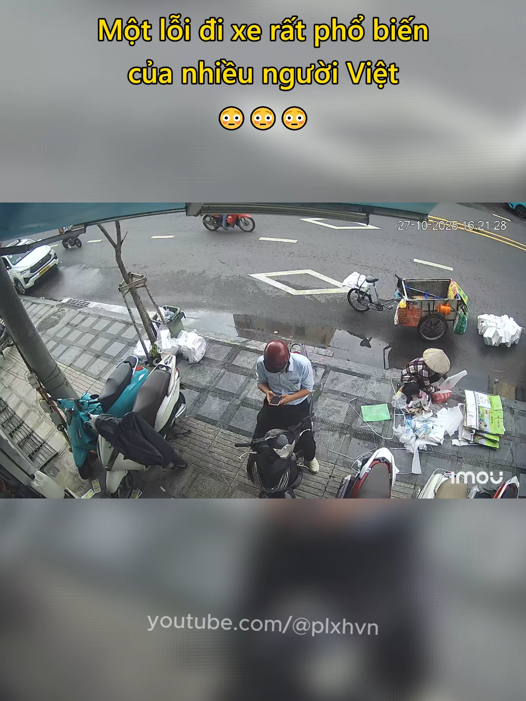 Một lỗi đi xe rất phổ biến của nhiều người Việt 😳 #giaothong #shipper #antoangiaothong #laixeantoan #plxhvn #phapluatxahoi