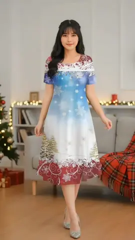 Dress tema krismas sangat cantik, ada banyak pilihan color dan design #Mididress  #Dresskrismas  #merrychristmas2025 