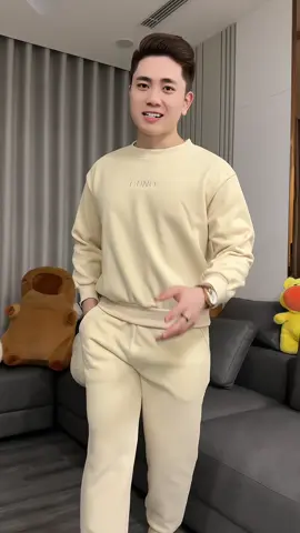 GUNO-Bộ quần áo nỉ lót nhung N