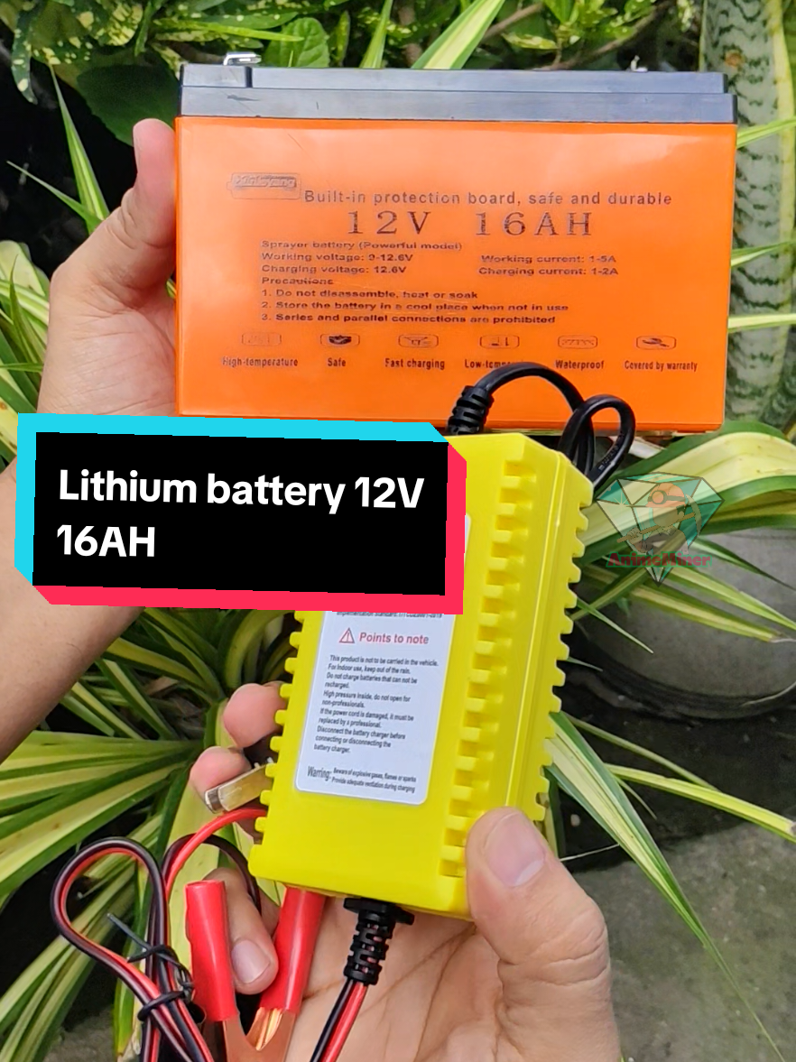 battery for solar battery para sa sprayer #battery #lithium #solar #sprayer #farming 