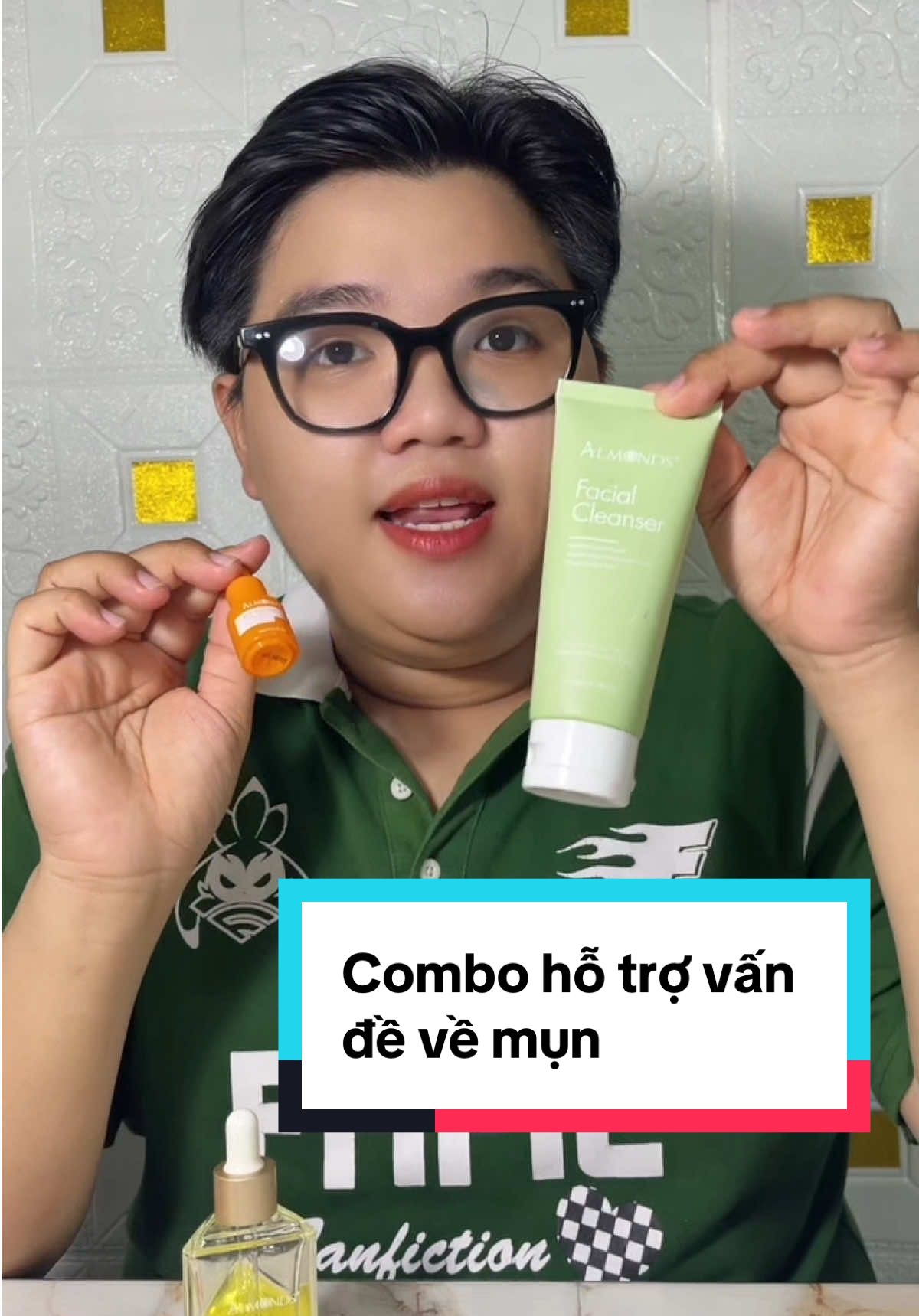 Combo này giải quyết vấn đề về mụn là đỉnh của chóp luôn rồi mấy c,ac nào da gặp mụn nên tham khảo qua combo này nha #ThanhCan #serum_Mụn_Nọc_Ong #sữa_rửa_mặt_dầu_mụn #Almonds 