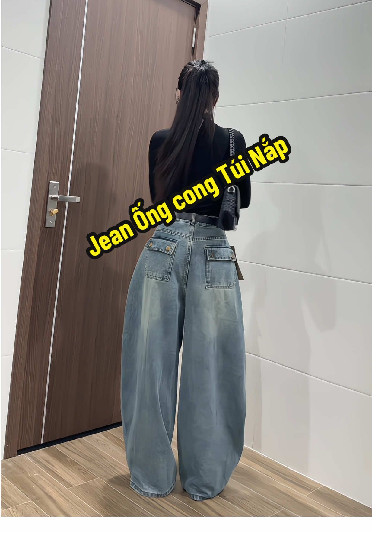 Cái quần nó đẹp gì đâuuu 😬😬 Từ chất tới form 🔟đ 😍😍 #viral #xuhuongtiktokkk #outfitideas #jeans #trending 