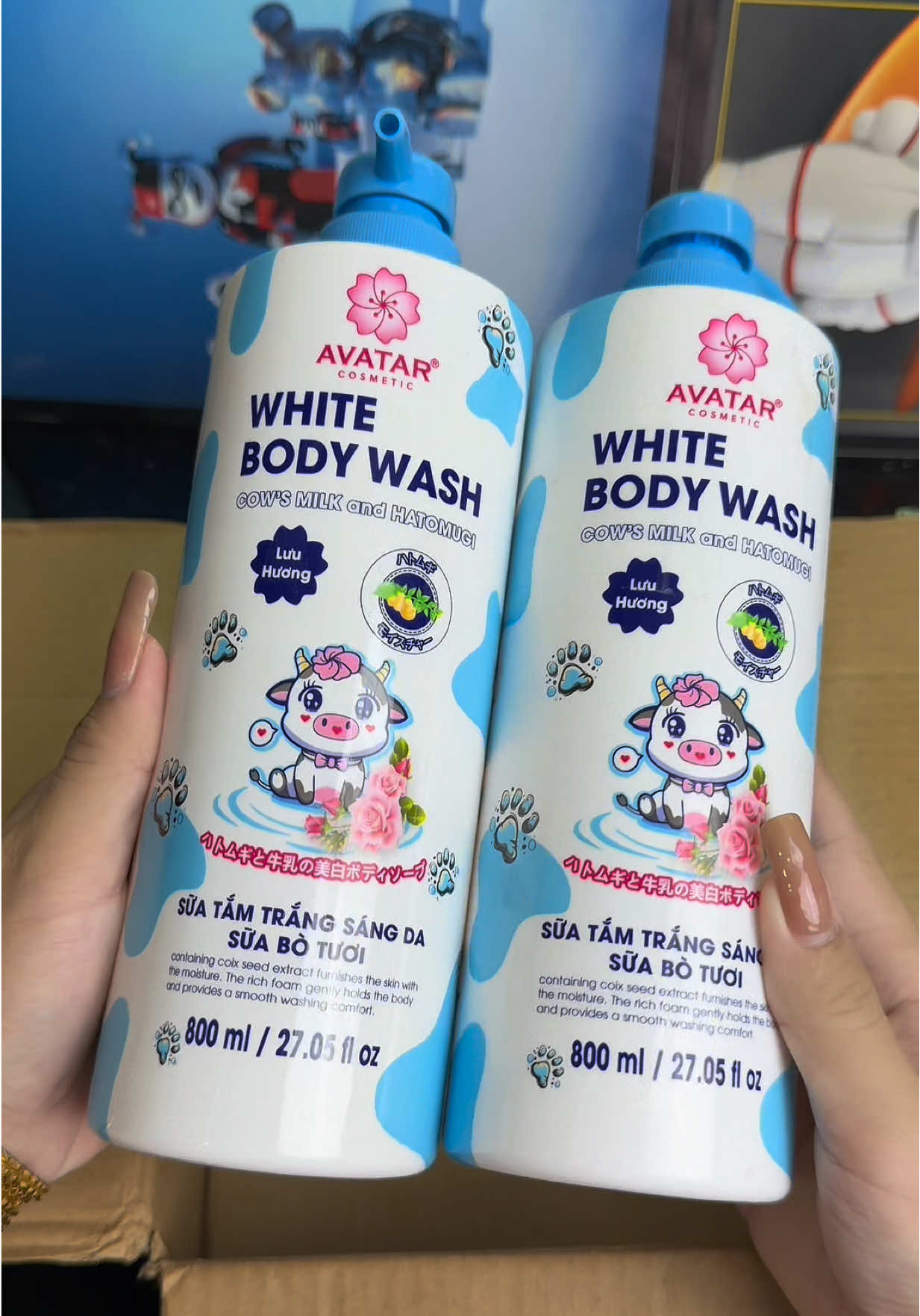 Combo 2 chai sữa tắm trắng da vatar #emkieutaphoa #suatamavatar #suatam #avatar #suatamnuochoa 