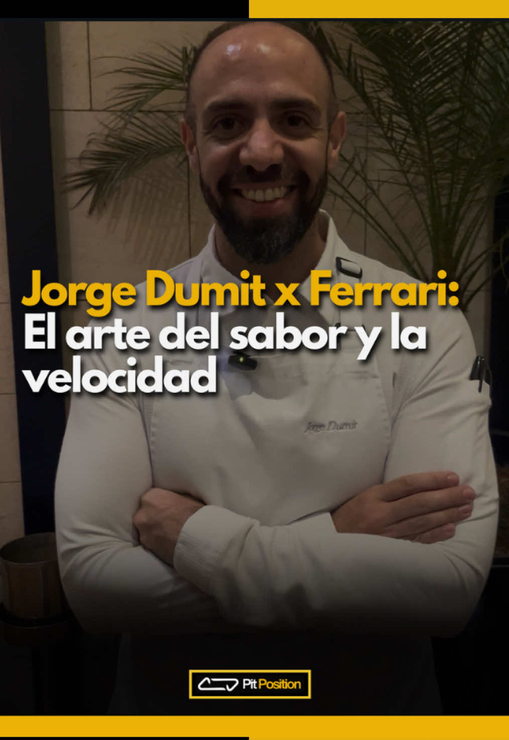 🎬 Jorge Dumit x Ferrari | El arte del sabor y la velocidad Durante la Semana de la Fórmula 1 en la Ciudad de México, Pit Position tuvo el honor de cubrir una experiencia exclusiva en Alfredo Di Roma, donde el lujo automotriz de Ferrari Tailor Made se fusionó con la maestría culinaria del Chef Jorge Dumit, Chef Ejecutivo.  En un encuentro donde la gastronomía italiana, la creatividad y la pasión por el diseño se unieron, Jorge Dumit nos compartió su visión sobre cómo la cocina puede reflejar la velocidad, la elegancia y la precisión que distinguen a Ferrari. De Scuderia a Classica e Inedita, cada platillo fue una oda a la excelencia italiana, acompañada por un menú maridaje de cinco tiempos con 1800 Guachimontón y los vinos de Marimar Estate, en colaboración con The Chef Meets y Ferrari Tailor Made. Agradecemos profundamente a Chef Jorge Dumit, a Alfredo Di Roma, al Hotel InterContinental Presidente Polanco, a Ferrari y a The Chef Meets por abrirnos las puertas y permitirnos documentar esta celebración del lujo, la creatividad y la pasión por Italia. 🇮🇹✨ Aunque esta edición fue única, te invitamos a visitar Alfredo Di Roma Polanco, ubicado en Campos Elíseos 218, Col. Polanco, Ciudad de México, y disfrutar del talento del Chef Jorge Dumit, quien continúa deleitando a los comensales con auténtica gastronomía italiana y un servicio que encarna la verdadera esencia del lujo. - - - Aviso Legal: Pit Position no mantiene vínculo oficial ni comercial con Fórmula 1, Indy Car, MotoGP, WRC, NASCAR u otras categorías mencionadas. Todos los nombres, logotipos y marcas citados son propiedad de sus respectivos titulares y se usan solo con fines informativos. © 2025 Pit Position. Una empresa de Grupo Kahep. #F1 #GPMexico #JorgeDumit #AlfredoDiRoma #FerrariTailorMade 