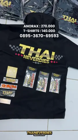 REDY STOCK !!!! ANORAX JACKET & T-SHIRTS PREMIUM THAINEVERDIES Anorax : 270.000 T-shirts : 140.000 Incudle cutting sticker pack & gantungan kunci  More info : 0895-3670-69593 Atau kalian bisa cek LINK DI VIDEO REELS INI #mothaineverdies #thaineverdies #thaistyleneverdies #thailandstyle #thaistyle