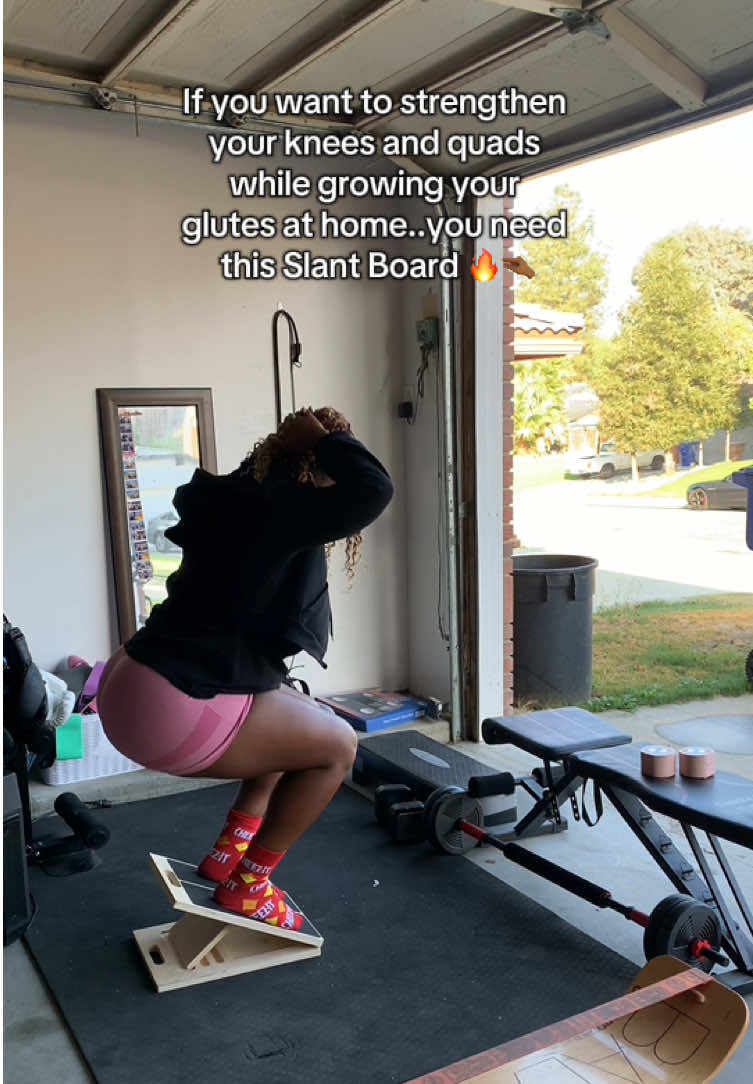 🔥💪🏾Home Gym Equipment! Add this Slant Board to your home workout equipment! ✨ It’s on sale for almost half off! 🙌🏾🔥🤍#exerciseathome #fitnessathome #homeworkoutequipment #blackfridaysale #blackfridaydeal 