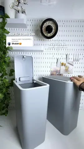 Replying to @AFEY OLSHOPPE  Nordic Trash Can With Cover Large Press-Type  Bin Rectangular #garbagebin #trashcan #trashbin #trashcanwithcover 